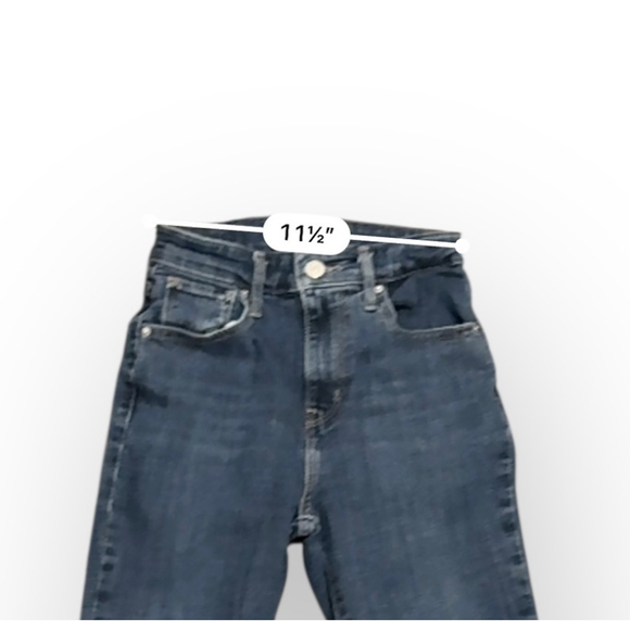 Levi's Women’s 725 High Rise Bootcut Jeans Size 25 Dark Wash Denim Western - Picture 2 of 9